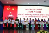 Quận ủy Lê Chân: Biểu dương 34 tập thể, cá nhân có thành tích xuất sắc trong  thực hiện Nghị quyết số 28