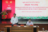 Thường trực Quận ủy Lê Chân đối thoại với cán bộ, hội viên phụ nữ quận về chính sách liên quan đến phụ nữ, trẻ em và bình đẳng giới