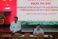 Quận ủy Lê Chân đối thoại với cán bộ, hội viên Hội LHPN quận