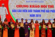8 thí sinh tham gia Chung khảo Hội thi báo cáo viên giỏi thành phố