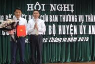 Chuẩn y chức vụ Phó Bí thư Huyện ủy An Lão