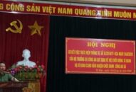Xã Tú Sơn (Kiến Thụy) sơ kết việc thực hiện đưa công an chính quy về đảm nhiệm chức danh Công an xã