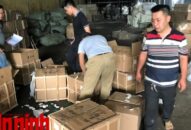 Tạm giữ 2 ô tô đầu kéo chở hàng nhập lậu