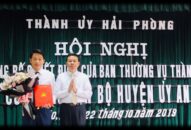 Chuẩn y chức vụ Phó Bí thư Huyện ủy An Lão