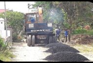 Thi công hệ thống thoát nước tại xã An Đồng (huyện An Dương): Hoàn trả mặt bằng đường bảo đảm kỹ thuật