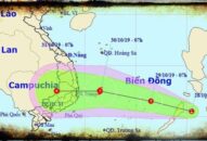 Áp thấp xuất hiện gần Biển Đông, khả năng thành bão ngày 30-10