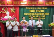 Đồng chí Nguyễn Đức Cảnh giữ chức vụ Phó Bí thư Huyện uỷ Vĩnh Bảo