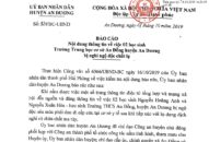 Huyện An Dương: Thông tin vụ việc 2 học sinh Trường THCS An Đồng bị nghi ngộ độc chất lạ