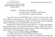 Phối hợp căng chỉnh cáp viễn thông trên hệ thống cột điện tại tuyến đường Tô Hiệu