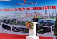 Thủ tướng Chính phủ Nguyễn Xuân Phúc dự lễ thông xe kỹ thuật cầu Hoàng Văn Thụ