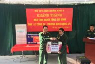 Ban CHQS quận Đồ Sơn tổ chức khánh thành nhà tình nghĩa tặng đối tượng chính sách.