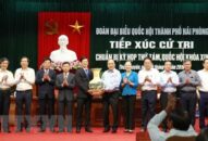 Thủ tướng Nguyễn Xuân Phúc tiếp xúc cử tri Thủy Nguyên, Hải Phòng