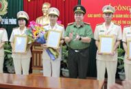 Phòng Thanh tra – CATP: Công bố quyết định công tác tổ chức cán bộ