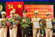 Phòng Xây dựng phong trào bảo vệ an ninh Tổ quốc – CATP:  Công bố quyết định công tác tổ chức cán bộ