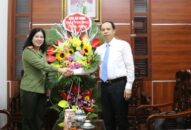 Lãnh đạo Báo An ninh Hải Phòng thăm, chúc mừng 20-11