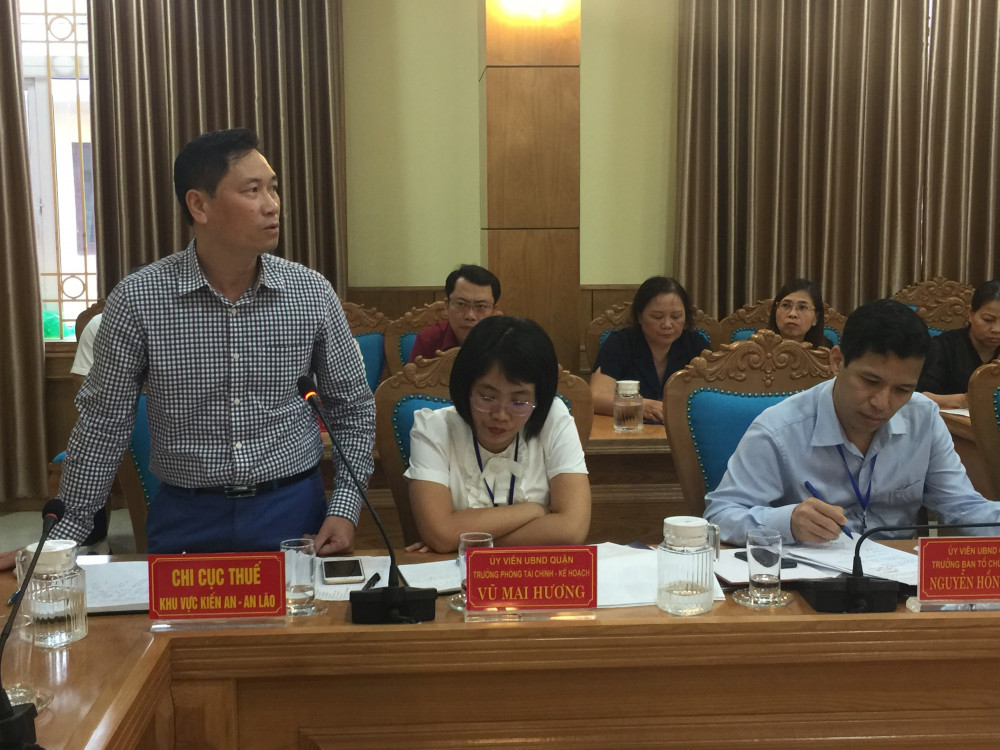 Tổng thu ngân sách trong tháng 10 quận Kiến An đạt 31,975 tỷ đồng