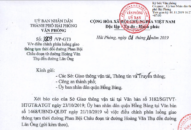 Hải Phòng: Điều chỉnh phân luồng giao thông tạm thời đối với đường Phan Bội Châu