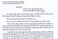 Triển khai thực hiện Nghị quyết Phiên họp Chính phủ thường kỳ tháng 9/2019