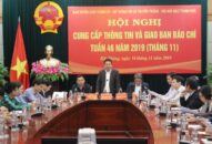 Hội nghị giao ban báo chí tháng 11/2019