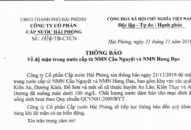 Hải Phòng: Chất lượng nước đảm bảo cho mục đích ăn uống, sinh hoạt