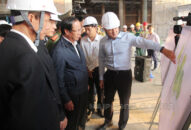 Bí thư Thành ủy, Chủ tịch HĐND thành phố đi kiểm tra và nghe báo cáo tình hình triển khai dự án trên địa bàn huyện Cát Hải