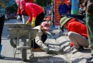 Cải tạo mặt đường các tuyến phố trung tâm: Thi công nhanh, nhưng phải an toàn