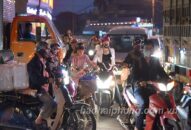 Nút giao thông Ngã 5 Kiến An thường xuyên ùn tắc giao thông giờ cao điểm