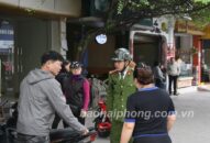 Phường Lạch Tray (quận Ngô Quyền) ra quân bảo đảm an toàn giao thông, trật tự đường hè