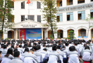 Tuyên truyền giao thông cho 850 học sinh Trường THPT Marie Curie