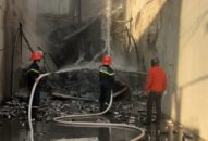 Cháy nổ nơi chứa bình gas dân dụng và vỏ bình gas du lịch tại số 776 đường Nguyễn Văn Linh