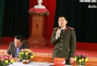 Giám đốc CATP lắng nghe ý kiến nhân dân tại xã Minh Tân (Thủy Nguyên)