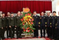 CATP thăm, chúc mừng Bộ Tư lệnh Vùng 1 Hải Quân nhân kỉ niệm 75 năm Ngày thành lâp QĐND Việt Nam