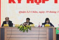 Quận Lê Chân Tổ chức kỳ họp thứ 9 HĐND, khóa XVIII nhiệm kỳ 2016-2021