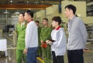 Kiểm tra công tác PCCC tại Công ty TNHH Heesung Electronics Việt Nam