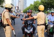 Cảnh sát giao thông huyện có được xử lý xe vi phạm trên quốc lộ?