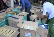 Thu giữ 12000 bao thuốc lá ngoại nhập lậu