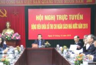 Hội nghị trực tuyến khóa sổ thu chi ngân sách nhà nước năm 2019