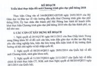 Triển khai thực hiện đổi mới Chương trình giáo dục phổ thông 2018