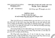 Hải Phòng: Thông báo tổ chức thi vòng 1 kỳ tuyển dụng công chức theo biên chế giao 2019