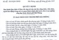 Hải Phòng triển khai bộ quy tắc ứng xử của cán bộ, công chức, viên chức, người lao động
