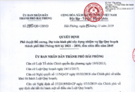 Hải Phòng: Phê duyệt đề cương và dự toán kinh phí nhiệm vụ lập quy hoạch TP Hải Phòng thời kỳ 2021 – 2030, tầm nhìn đến năm 2045