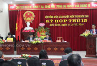 Kỳ họp thứ 15 HĐND huyện Kiến Thụy khóa XVIII, nhiệm kỳ 2016 – 2021