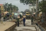 Tiến độ dự án mở rộng đường từ cầu Rế đến cổng UBND huyện An Dương đạt 90%