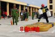 Gần 100 cán bộ, chiến sỹ tập huấn điều lệ Hội thi thể thao