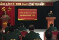 Ban CHQS quận Đồ Sơn khai mạc tập huấn cán bộ năm 2020