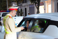 Xử phạt 25 trường hợp vi phạm nồng độ cồn trong một tuần