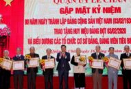 Quận ủy Lê Chân: Gặp mặt kỷ niệm 90 năm Ngày thành lập Đảng Cộng sản Việt Nam  (3/2/1930 – 3/2/2020)