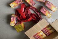 Phòng CSGT đường bộ – đường sắt vận động giao nộp 15,5 kg pháo nổ