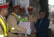 Phó Chủ tịch Thường trực UBND TP Nguyễn Xuân Bình đi thăm, chúc Tết và động viên các đơn vị  đang làm nhiệm vụ đêm giao thừa