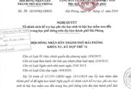 Hải Phòng: Quyết nghị của HĐND về chính sách hỗ trợ học phí cho học sinh